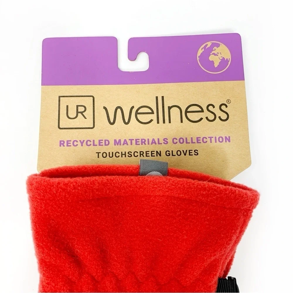 UR Wellness Red Touchscreen Gloves